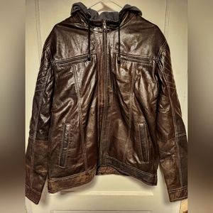 *SOLD* BRAND NEW, 100% Genuine Leather jacket.